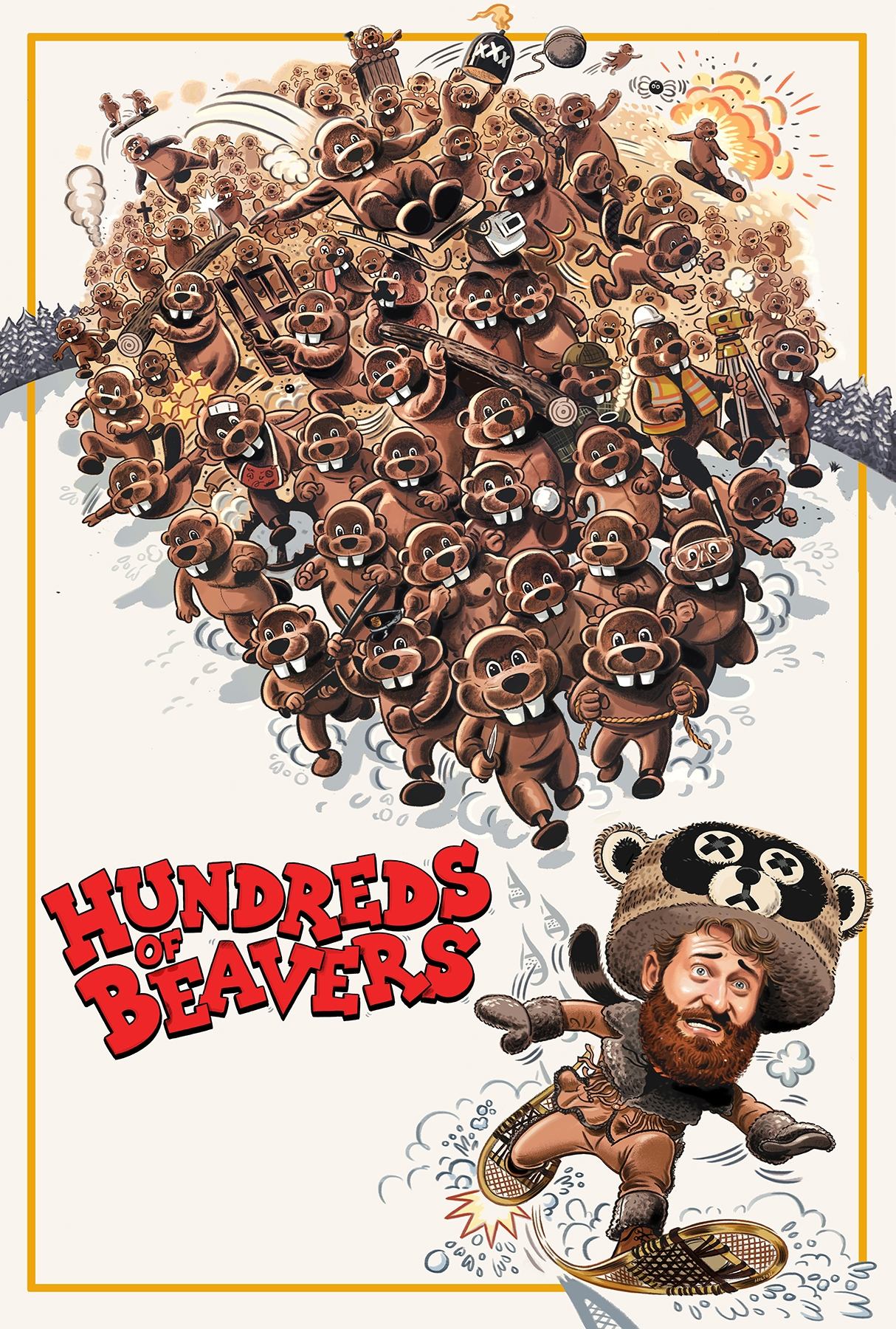Hundreds of Beavers movie poster