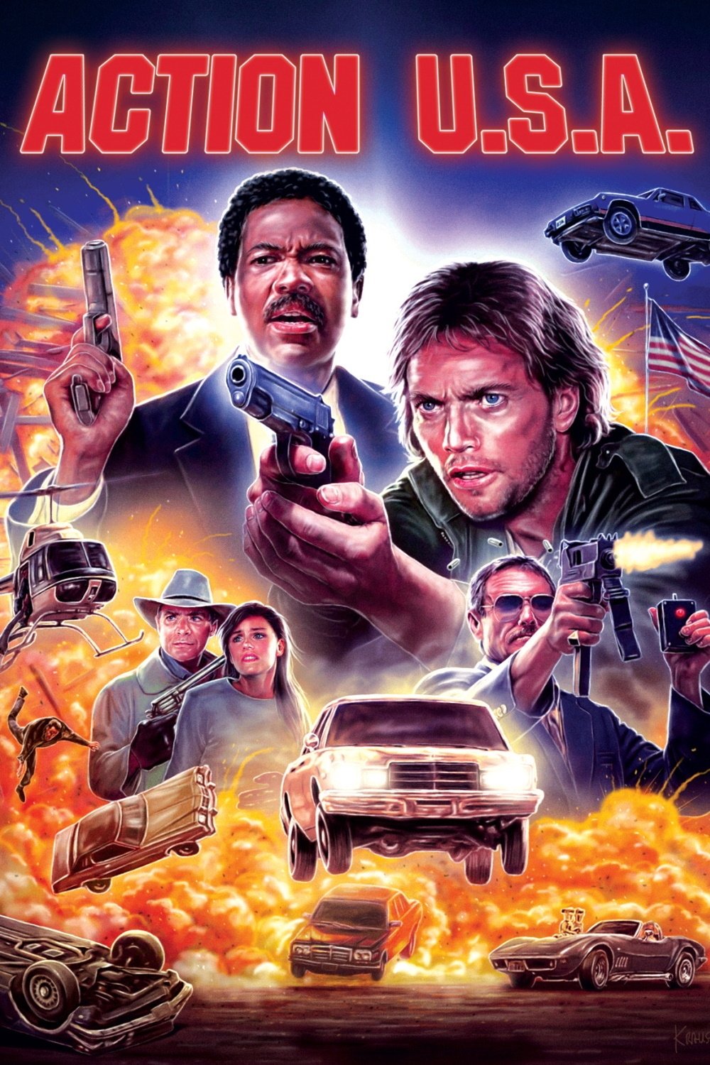 Action USA movie poster